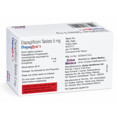 Dapaglyn 5mg Tablet 15's view 3